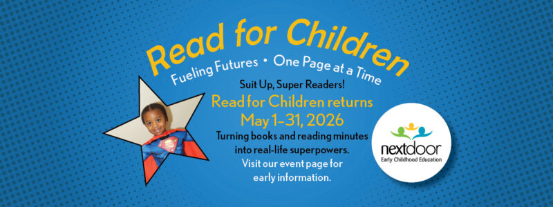Read for Children: Be the Superhero in a Child’s Story!